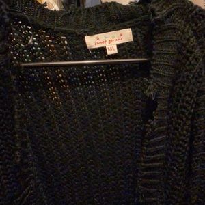 Destroyed button sweater